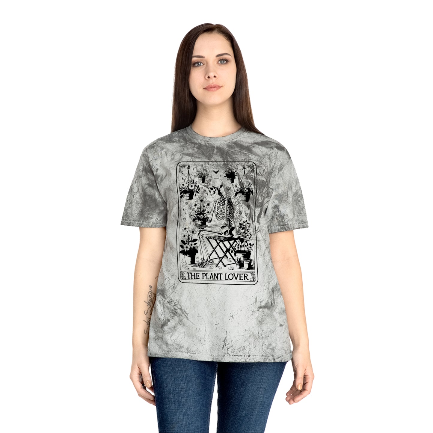 The Plant Lover Tarot Card - Unisex Color Blast T-Shirt