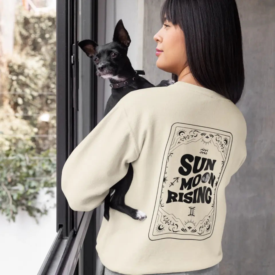 Guided By Sun, Moon, Rising Sweatshirt - Customize Me!