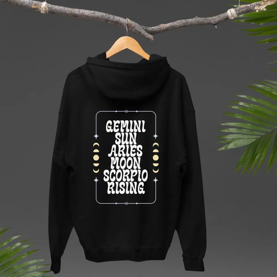 Sun Moon Rising Zip Hoodie - Customize Me!