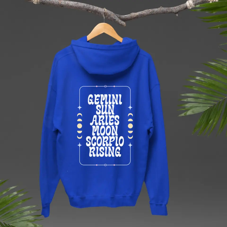 Sun Moon Rising Zip Hoodie - Customize Me!