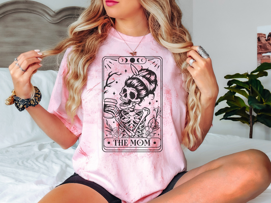 The Mom Tarot Card -  Unisex Color Blast T-Shirt