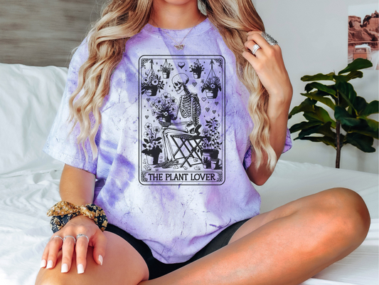 The Plant Lover Tarot Card - Unisex Color Blast T-Shirt